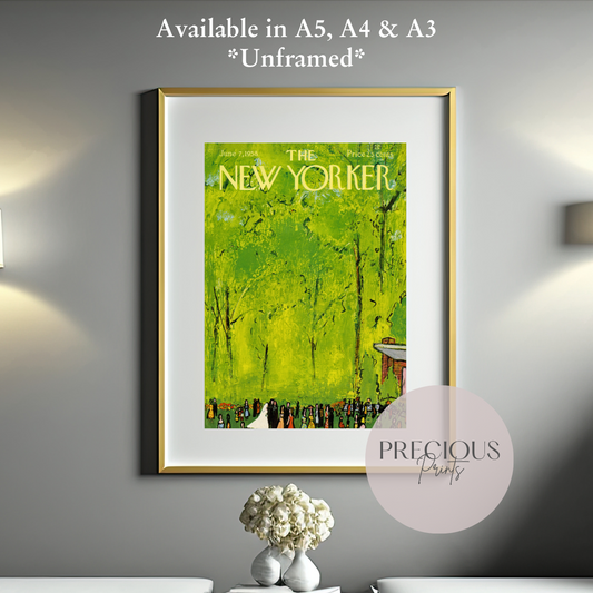 The New Yorker 7 June 1958 Print Vintage Wall Art / Abe Birnbaum