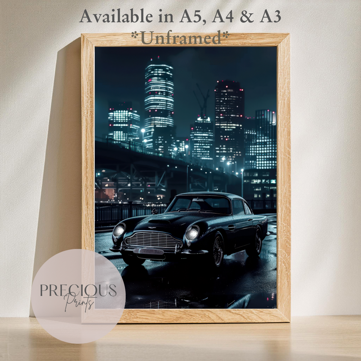 1969 Aston Martin Db6 Vintage Wall Art Print Poster / A5 A4 A3 Unframed