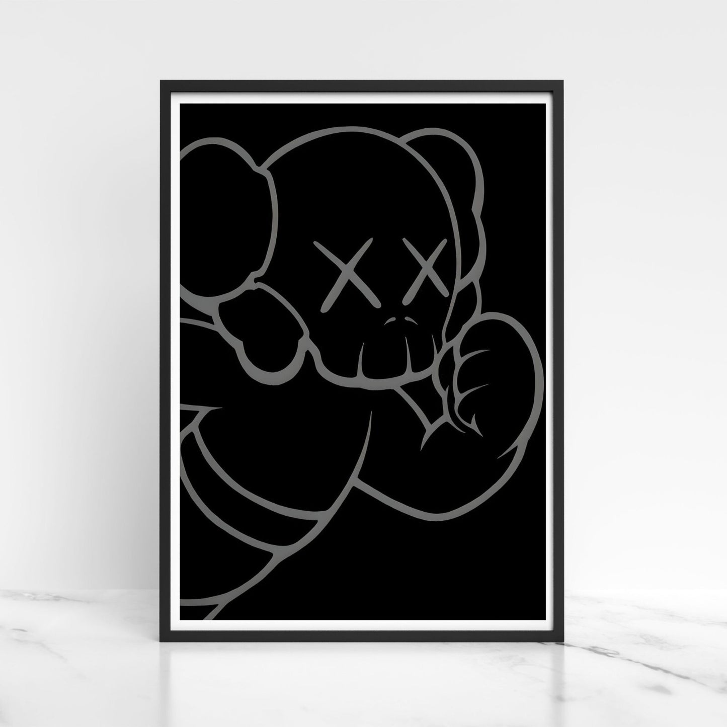 Kaws Brawl Poster Unframed A5 A4 A3 - Designer Print