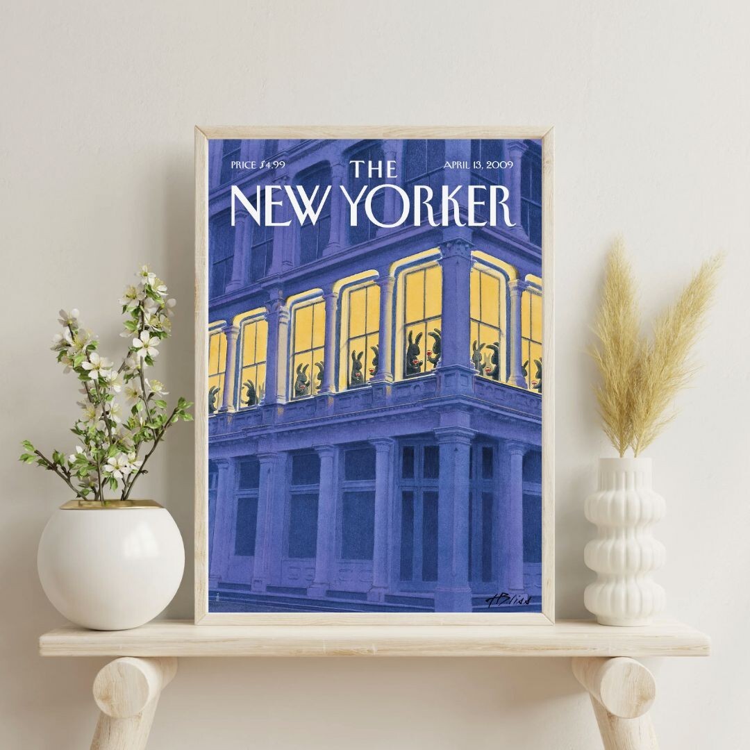 The New Yorker Poster 13 April 2009 Print Wall Art Unframed / High Gloss Poster