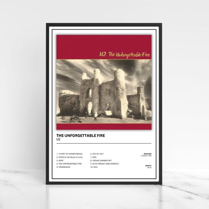 U2 Album Poster Full Collection A5 A4 A3 Unframed