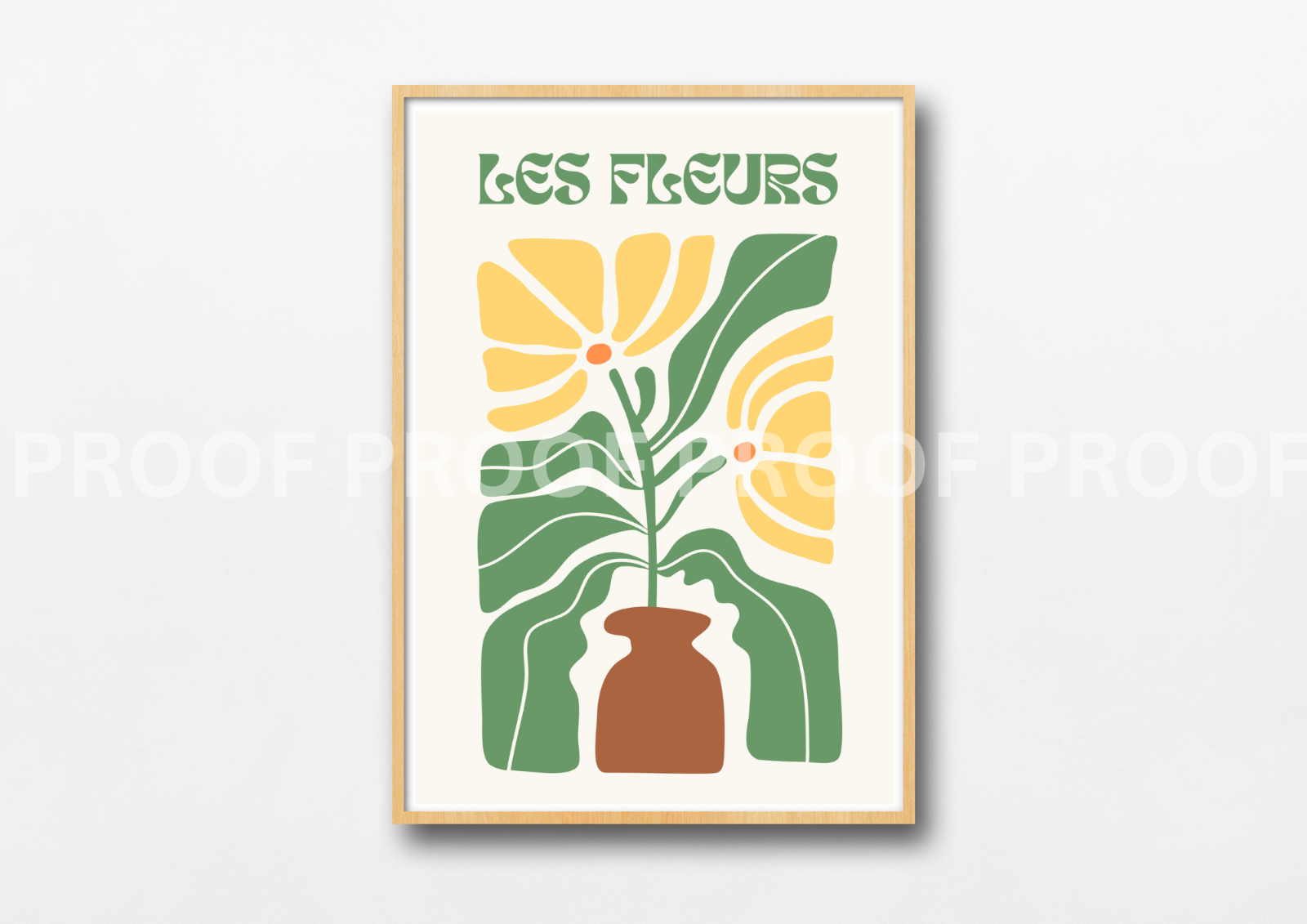 French Prints Modern Wall Art Floral Nature Print Poster A5 A4 A3