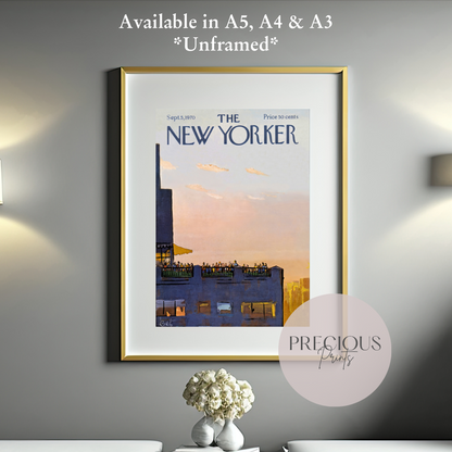 The New Yorker 5 September 1970 Wall Art Print / Artist Arthur Getz