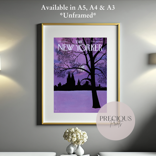 The New Yorker 22 January 1972 Print Vintage Wall Art / Charles E. Martin