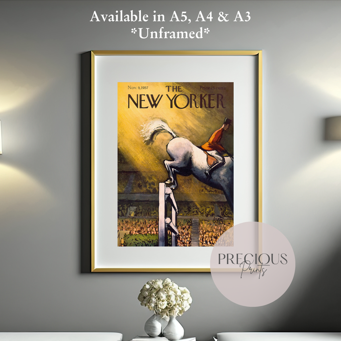 The New Yorker 9 November 1957 Wall Art Print / Artist Arthur Getz