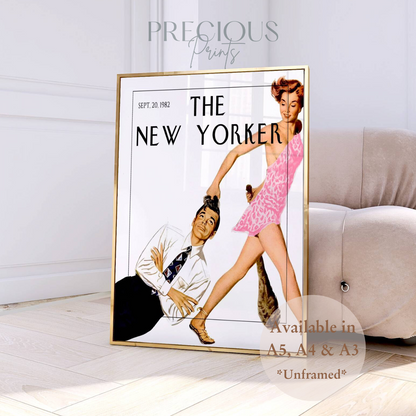 The New Yorker Print 20 September 1982 / Preppy Wall Art / Trendy Poster Glossy