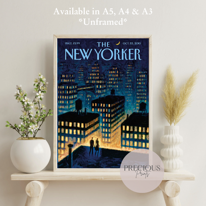 The New Yorker 25 October 2015 Print / Vintage Wall Art / Eric Drooker