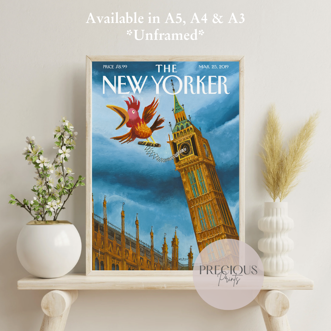 The New Yorker 25 March 2019 Vintage Classic Wall Art Unframed Mark Ulriksen