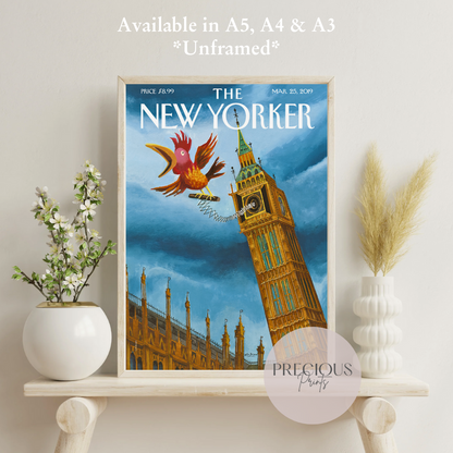 The New Yorker 25 March 2019 Vintage Classic Wall Art Unframed Mark Ulriksen