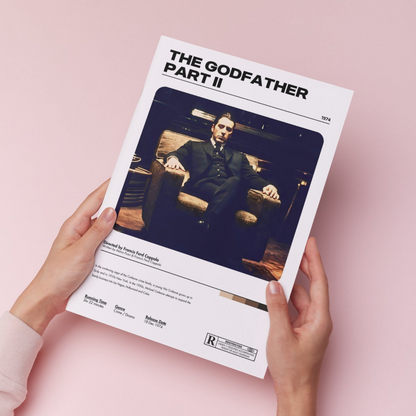 The Godfather Part 2 Movie Poster A5 A4 A3 Unframed High Gloss Print