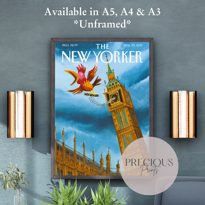 The New Yorker 25 March 2019 Vintage Classic Wall Art Unframed Mark Ulriksen