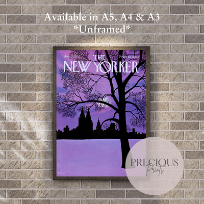 The New Yorker 22 January 1972 Print Vintage Wall Art / Charles E. Martin