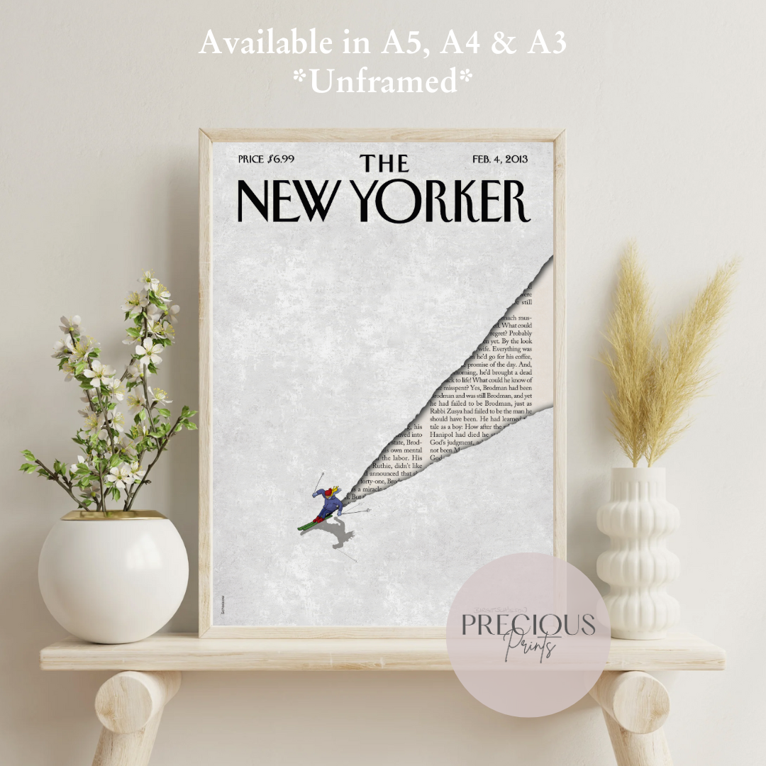 The New Yorker 4 February 2013 Vintage Classic Wall Art Unframed Birgit Schossow