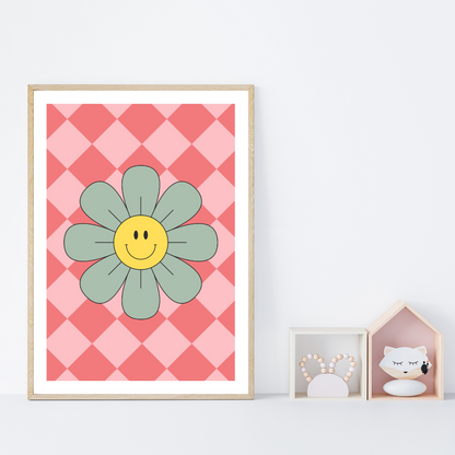 Girls Bedroom Wall Art Prints Set of 3 Positive Quotes A5 A4 A3 Preppy