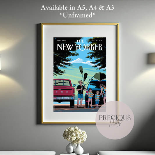 The New Yorker 20 August 2018 Wall Art Print / Artist R. Kikuo Johnson