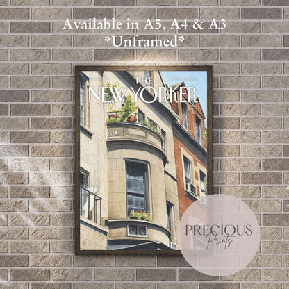 The New Yorker Poster April 2015 Vintage Classic Wall Art Unframed