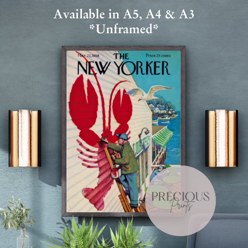 The New Yorker 22 March 1958 Wall Art Print / Artist Arthur Getz