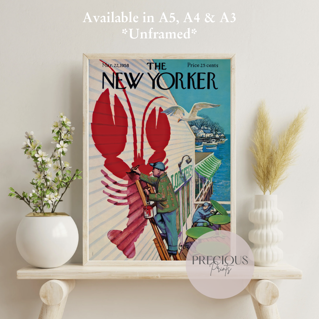 The New Yorker 22 March 1958 Wall Art Print / Artist Arthur Getz