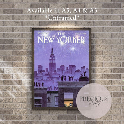 The New Yorker 5 July 1999 Wall Art Print Lou Brooks / A5 A4 A3 / Unframed