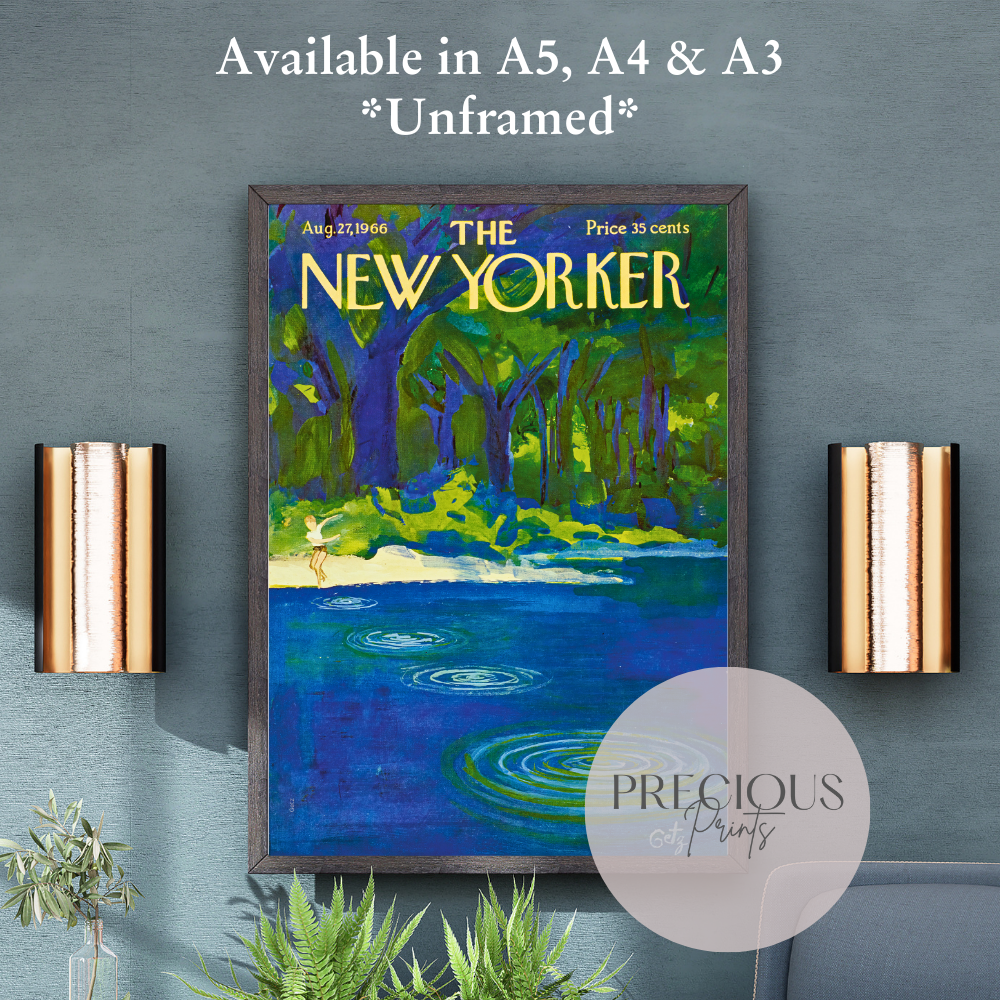 The New Yorker 27 August 1966 Wall Art Print / Artist Arthur Getz