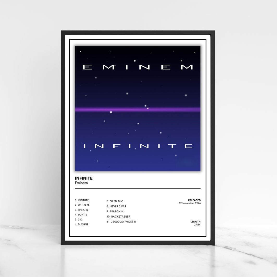 Eminem Album Cover Poster Unframed A5 A4 A3 The Full Collection