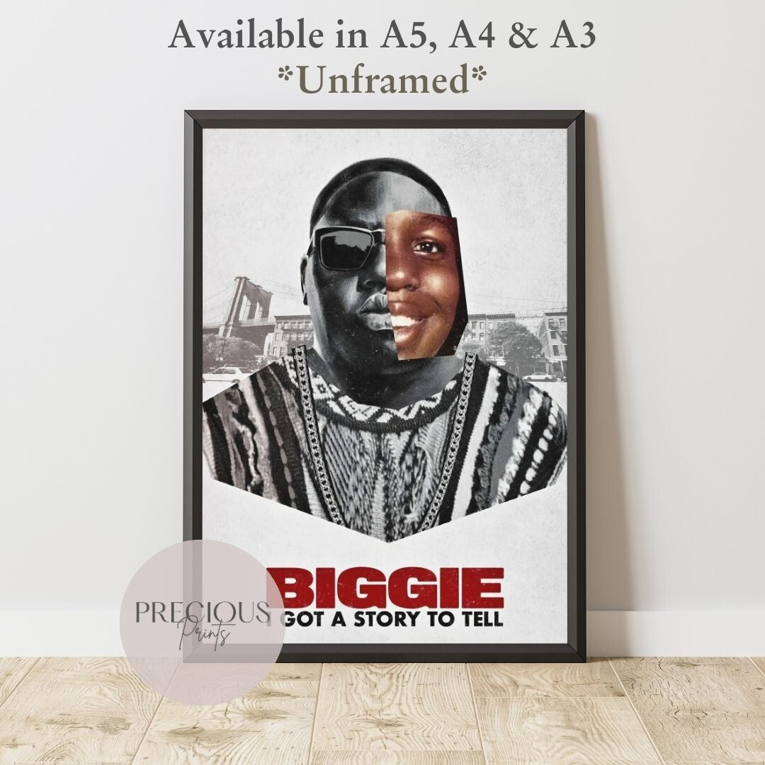 Biggie 'I Got a Story To Tell' Movie Music Poster A5 A4 A3 Fast Free Delivery