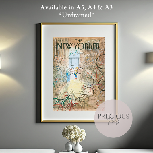 The New Yorker 1 August 1983 Wall Art Print / Artist Jean-Jacques Sempe 'Villa'