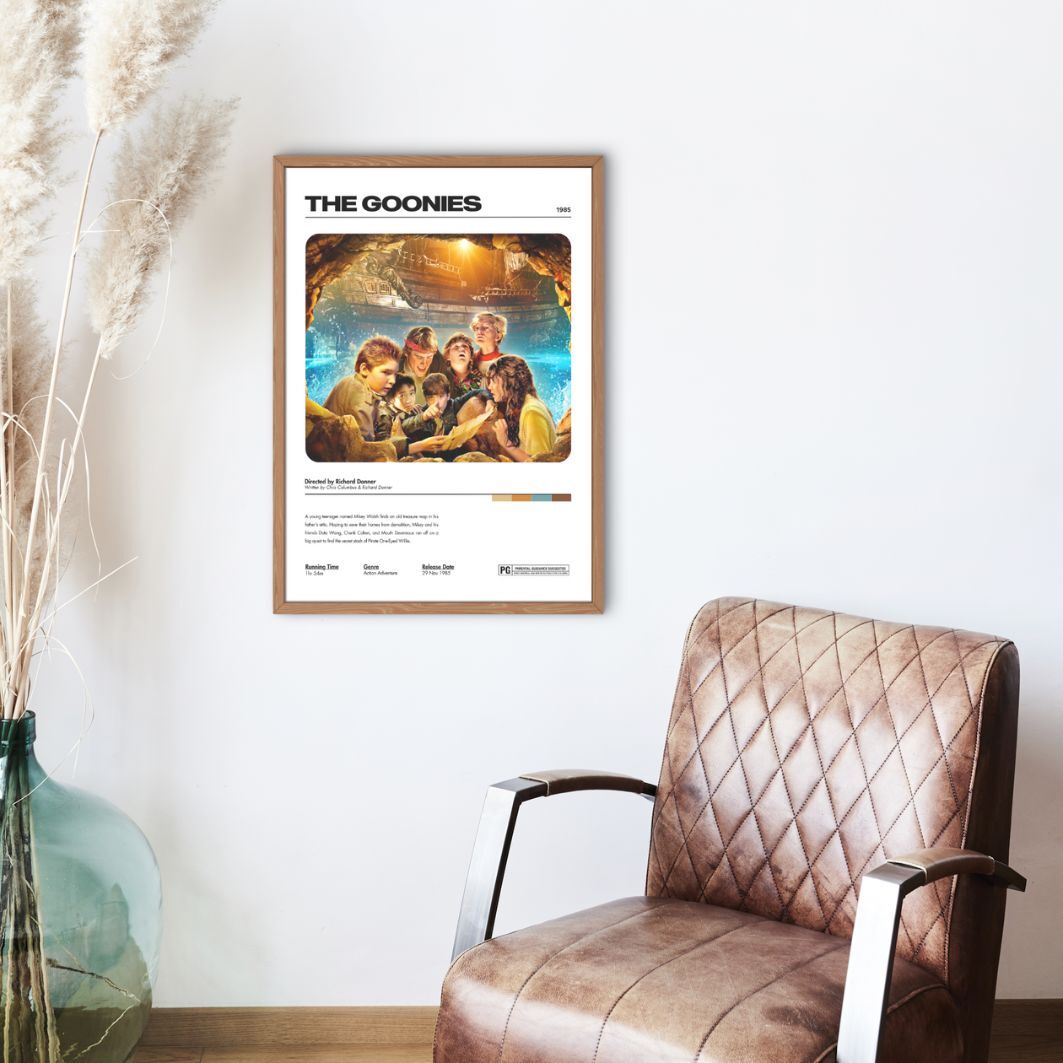 The Goonies 1985 Minimalist Movie Poster Print Unframed A5 A4 A3