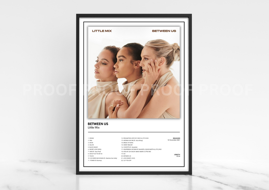 Little Mix - Between Us Album Singles Cover Poster Music Gift A3 A4 A5