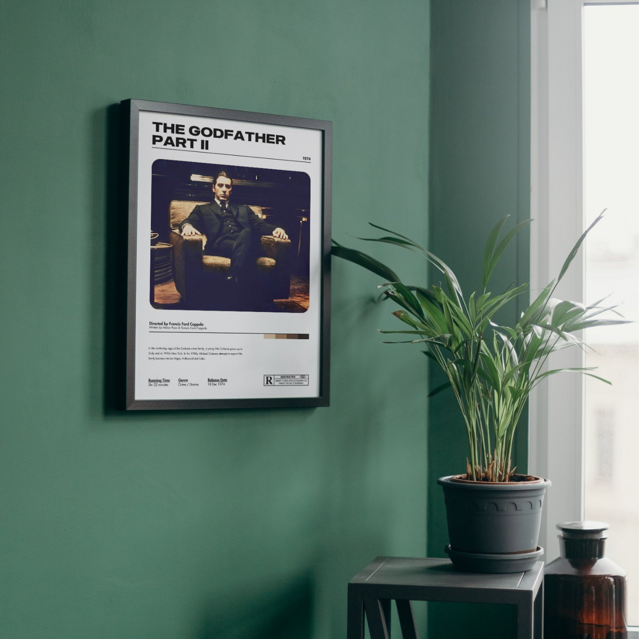 The Godfather Part 2 Movie Poster A5 A4 A3 Unframed High Gloss Print