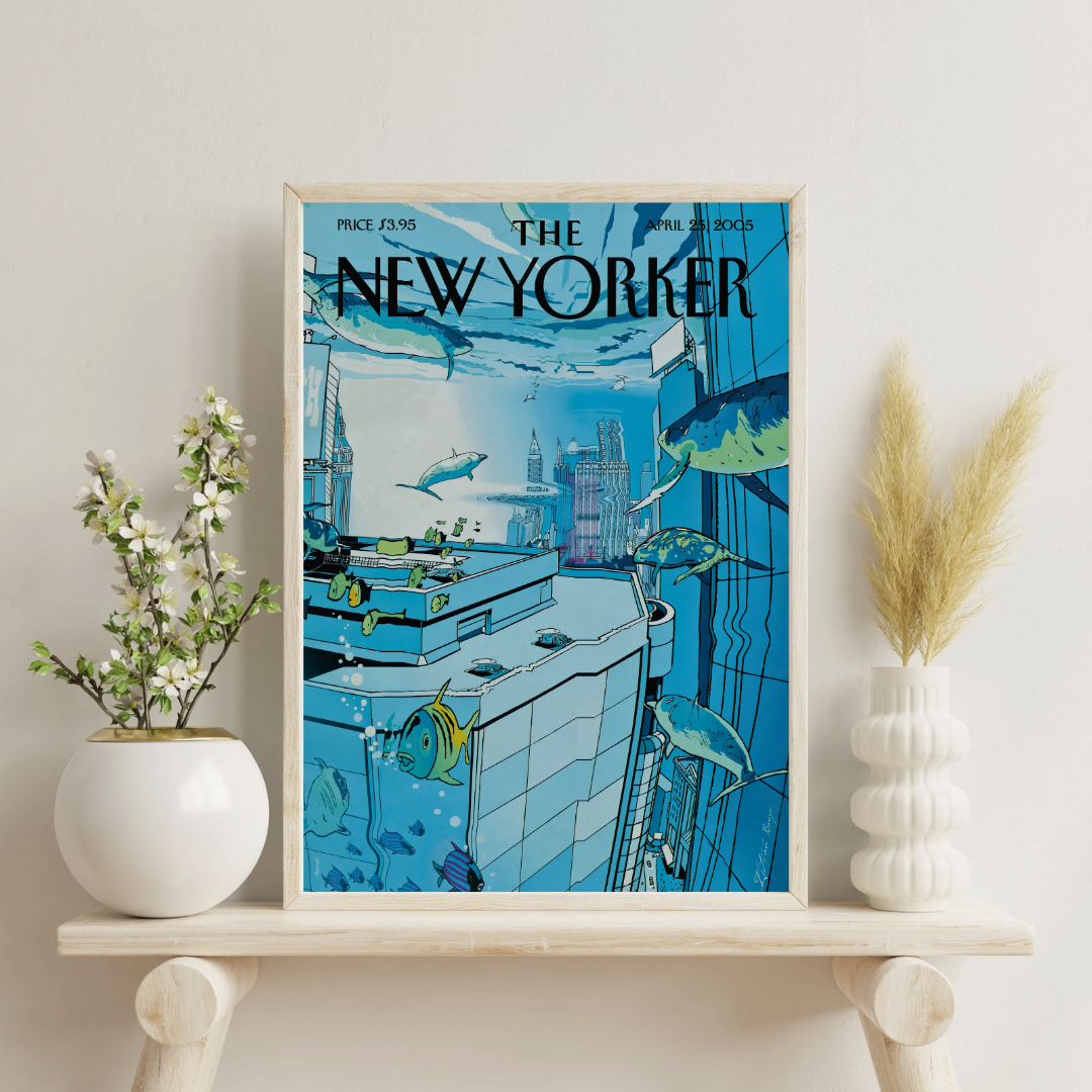 The New Yorker 25 April 2005 Poster Unframed Print A5 A4 A3 Unframed Wall art