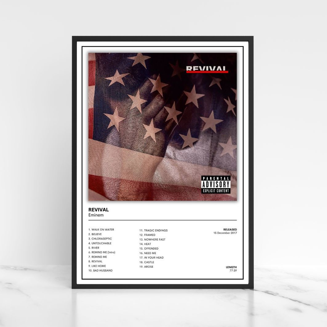 Eminem Album Cover Poster Unframed A5 A4 A3 The Full Collection