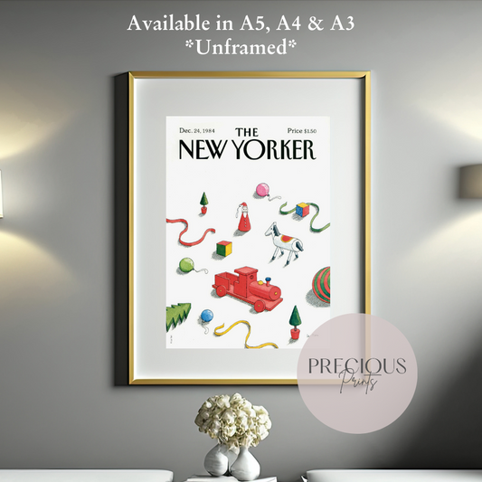 The New Yorker 24 December 1984 Wall Art Print / Artist Pierre Le-Tan ''Noel''