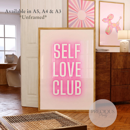 Set of 6 Preppy Wall Prints / Tween Girls Poster / Trendy Wall Decor / Unframed