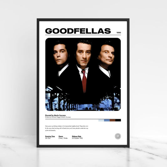Goodfellas Movie Poster A5 A4 A3 Unframed High Gloss Print