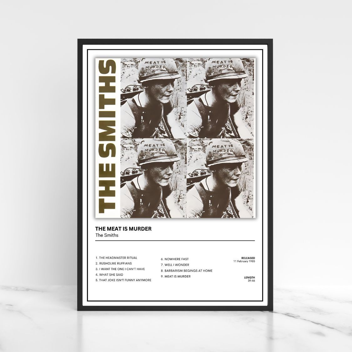 The Smiths Album Cover Poster / Full Collection / Unframed A5 A4 A3