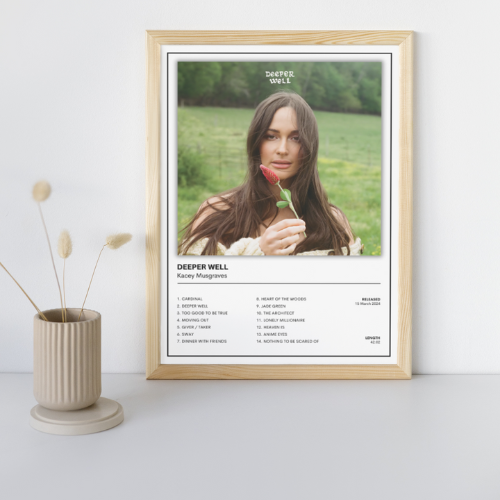 Kacey Musgraves Deeper Well Album Cover Poster / Music Gift A5 A4 A3