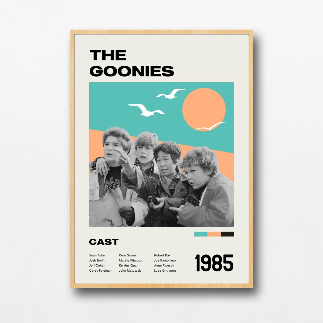The Goonies 1985 Minimalist Movie Poster Print Unframed A5 A4 A3
