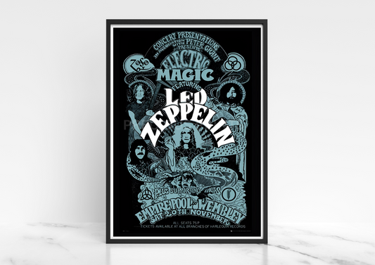 Led Zeppelin Poster / Music Poster / A3 A4 A5