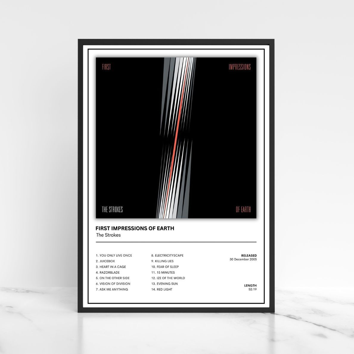 The Strokes Music Album Poster / A5 A4 A3 Unframed The Full Collection