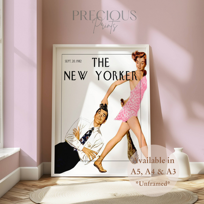 The New Yorker Print 20 September 1982 / Preppy Wall Art / Trendy Poster Glossy