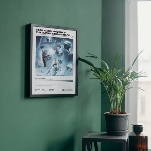 Star Wars Episode 5 Empire Strikes Back Movie Poster A5 A4 A3 Unframed