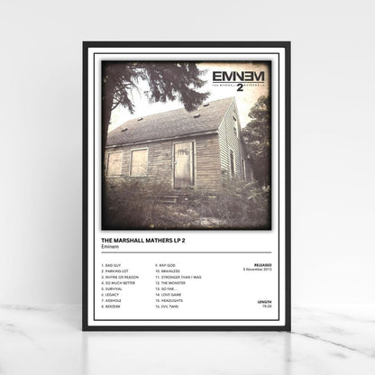 Eminem Album Cover Poster Unframed A5 A4 A3 The Full Collection