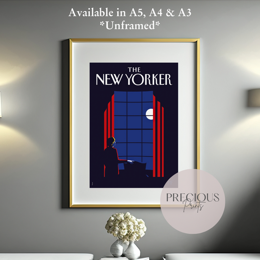 The New Yorker ''If Hillary Clinton Had Won'' Vintage Wall Art / Malika Favre