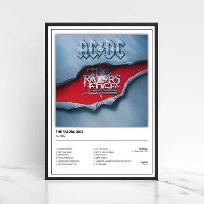 AC/DC  Album Single Cover Music Poster / Music Gift A5 A4 A3