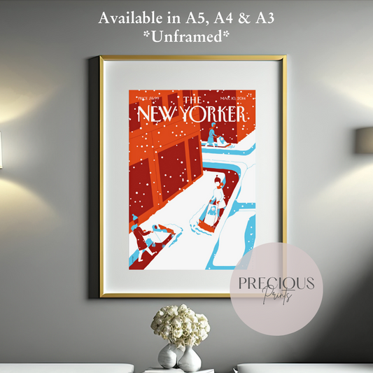 The New Yorker 10 March 2014 Vintage Classic Wall Art Unframed / Otto Steininger