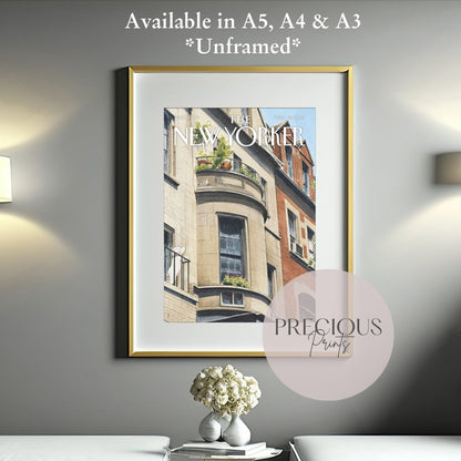 The New Yorker Poster April 2015 Vintage Classic Wall Art Unframed