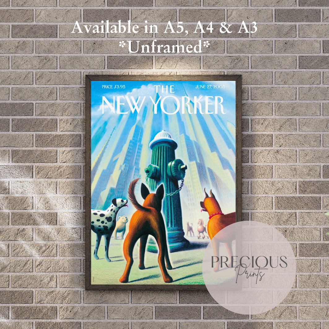 The New Yorker 27 June 2005 Print / Vintage Classic Wall Art / Eric Drooker
