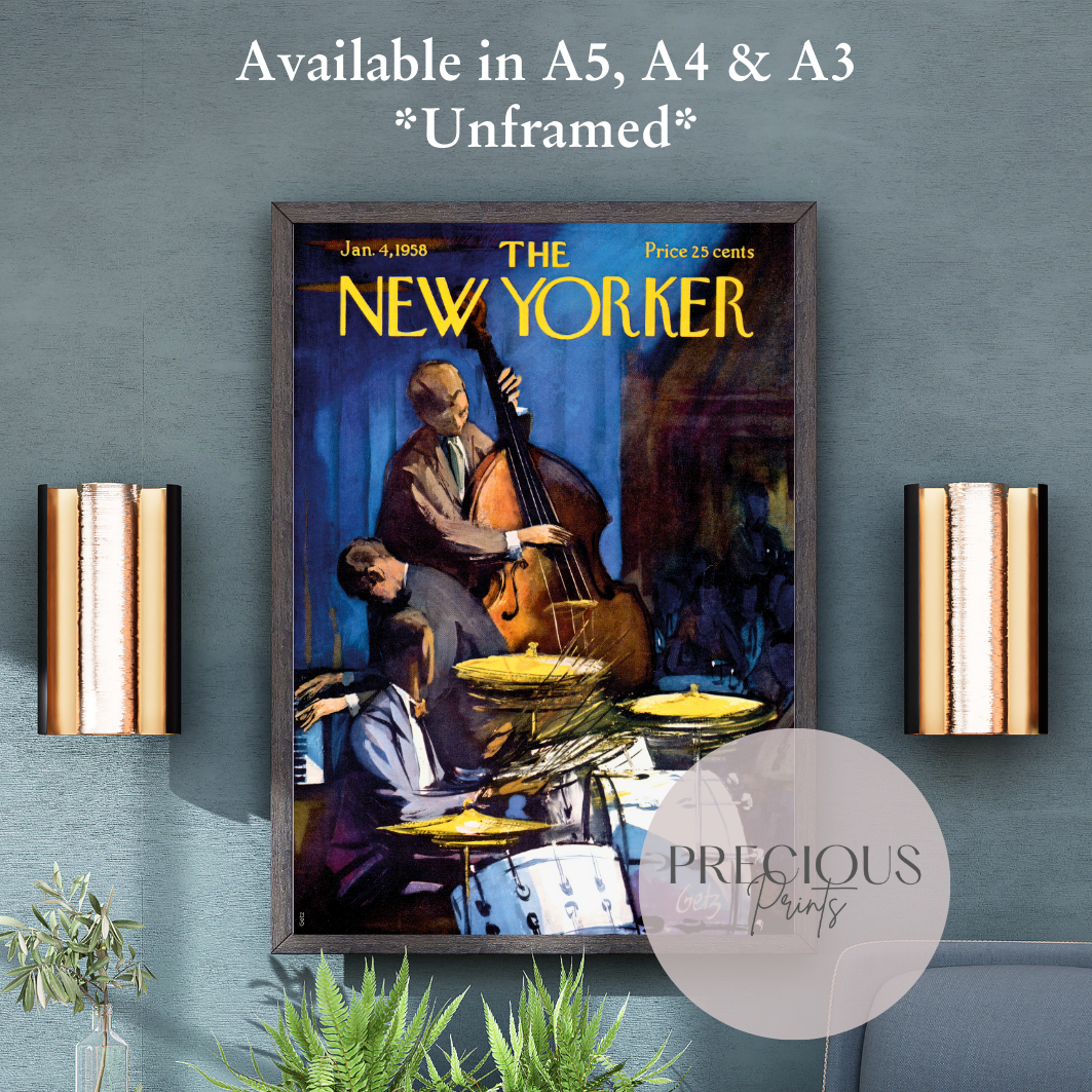 The New Yorker 4 January 1958 Wall Art Print / Artist Arthur Getz