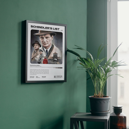 Schindlers List Movie Poster A5 A4 A3 Unframed High Gloss Print